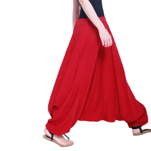 2024 Spring Women Casual Loose Harem Pants Solid Elastic Waist Summer Wide Leg Pants Plus size Cotton linen Trousers 4XL 5XL - Lacatang Shop