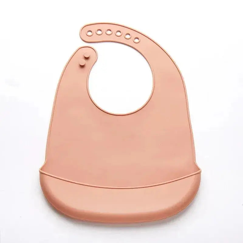 Adjustable Waterproof Baby Bibs made of Soft Silicone, BPA Free - Ideal for Newborns and Children Soft Silicone Baby Bibs - Adjustable, Waterproof & BPA Free.  Aliexpress Lacatang Shop 