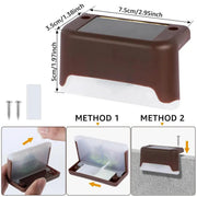 Outdoor Solar LED Garden Lights for Stairs Deck Pathway - Waterproof Step Lights for Patio, Yard, and Garden Decor Outdoor Solar LED Garden Lights for Stairs Deck Pathway - Waterproof   AliExpress Lacatang Shop 