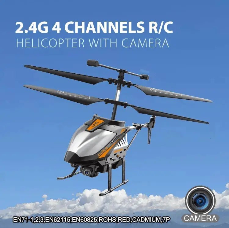 2.4G 4CH Sky Max RC Flying Helicopter with Camera and Lights - Lacatang Shop