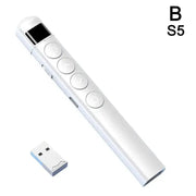 2.4GHz Wireless Presenter Red Laser Page Turning Pen Remote Control Volume Mouse Power Point RF USB Pointer Presentation PP B5R2 - Lacatang Shop