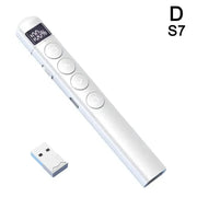 2.4GHz Wireless Presenter Red Laser Page Turning Pen Remote Control Volume Mouse Power Point RF USB Pointer Presentation PP B5R2 - Lacatang Shop