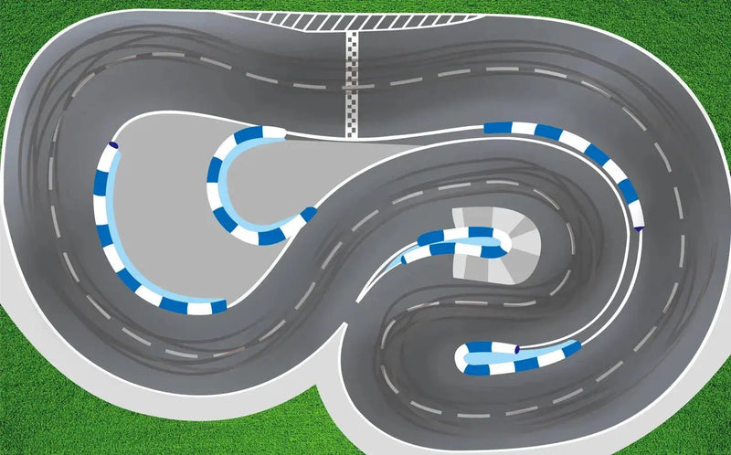 2.4m Drift Racing Track for RC Cars - Compatible with Kyosho Mini - Z, Mini - Q, WLtoys, and More - Lacatang Shop