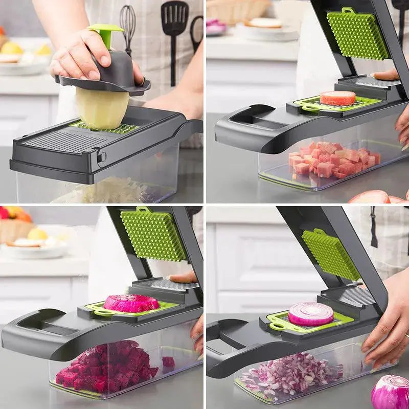Multifunctional Vegetable Cutter Home Kitchen Slicing and Dicing Fruit Artifact Multifunctional Vegetable Cutter Home Kitchen Slicing and Dicing Fruit   AliExpress Lacatang Shop 