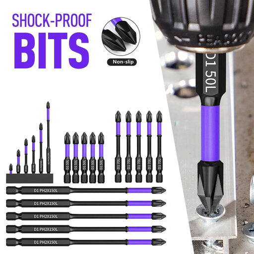Professional Title: "D1 Anti-Slip and Shock-Proof Screwdriver Bits with High Hardness and Strong Magnetic" D1 Anti-Slip Shock-Proof Screwdriver Bits - High Hardness & Magnetic  AliExpress Lacatang Shop 