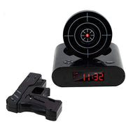 Creative Alarm Clock Shoot at the Target Novel Shooting Toy Bedroom Lazy Person Wakes up Alarm Clock Living Room Decoration