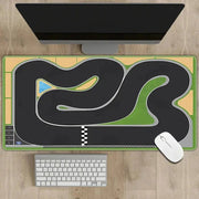 2mm Thick Non - Slip Rubber Mouse Pad 300x700mm Traffic Simulation Desk Mat for Gaming and Office Use - Lacatang Shop