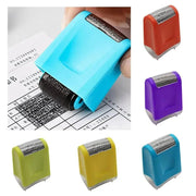 2Pcs Stamp Roller Anti - Theft Protection ID Seal Smear Privacy Confidential Data Guard Information Data Identity Address Blocker - Lacatang Shop