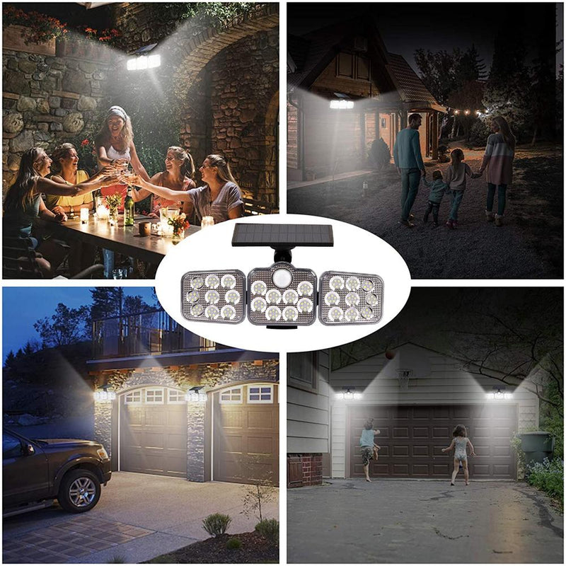 3 Adjustable Heads Solar Motion Sensor Light - Lacatang Shop