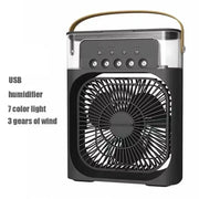 3 in 1 Portable Air Cooler Fan with LED Light & Humidifier