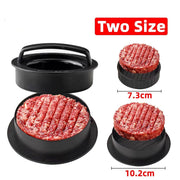 3-in-1 Round Hamburger Meat Press Maker for Perfect Patties