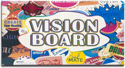 3 in 1 Vision Board: Decorative, Foldable, Dry Erase Vision Board Kit with 200+ Motivational Stickers. 27” X 17” Board to Manifest Your Goals Using Law of Attraction (Zion) - Lacatang Shop
