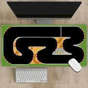 300x600mm Non - Slip Rubber Mouse Pad with RC Racing Track Design - Multipurpose Desk Mat, 2mm Thickness - Lacatang Shop