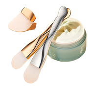 Double Head Silicone Facial Mask Brush - Face Cleaning Scraper Daub Type Mud Film Special Brush Beauty Tool