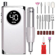 35000RPM Electric Nail Drill Nail Polish Machine Metal Grinding Head Profession Sander Nail Glue Polishing Machine Nail Salon - Lacatang Shop