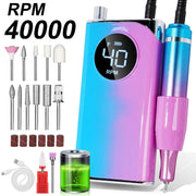 35000RPM Electric Nail Drill Nail Polish Machine Metal Grinding Head Profession Sander Nail Glue Polishing Machine Nail Salon - Lacatang Shop