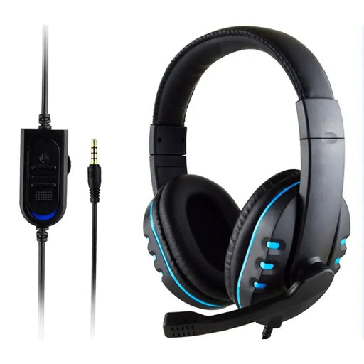 3.5mm Wired Gaming Headphones with Noise Cancelling Microphone for PS4 and PC