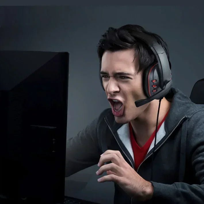 3.5mm Wired Gaming Headphones Game Headset Noise Cancelling Earphone with Microphone Volume Control for PS4 Play Station 4 PC - Lacatang Shop