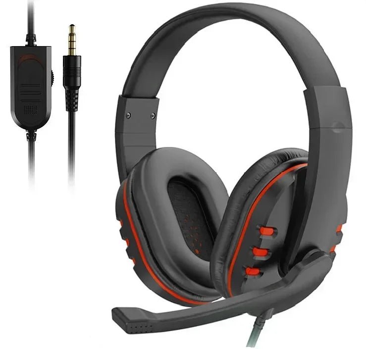 3.5mm Wired Gaming Headphones Game Headset Noise Cancelling Earphone with Microphone Volume Control for PS4 Play Station 4 PC - Lacatang Shop