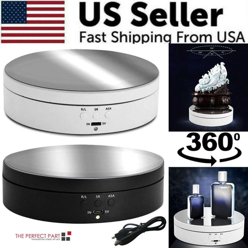 360° Electric Motorized Rotating Display Stand for Jewelry Photography