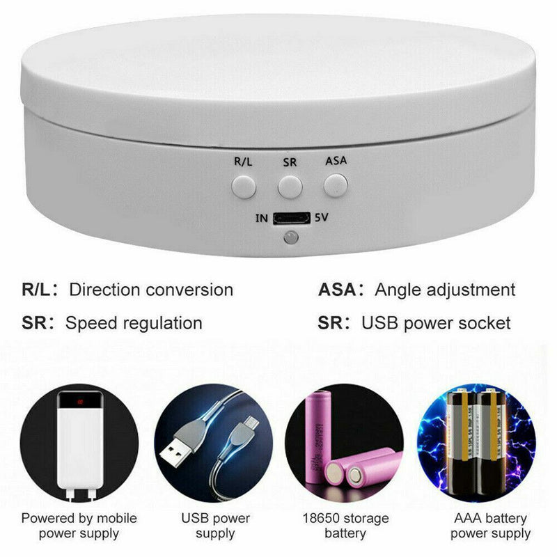 360° Electric Motorized Rotating Display Stand for Jewelry Photography - Lacatang Shop