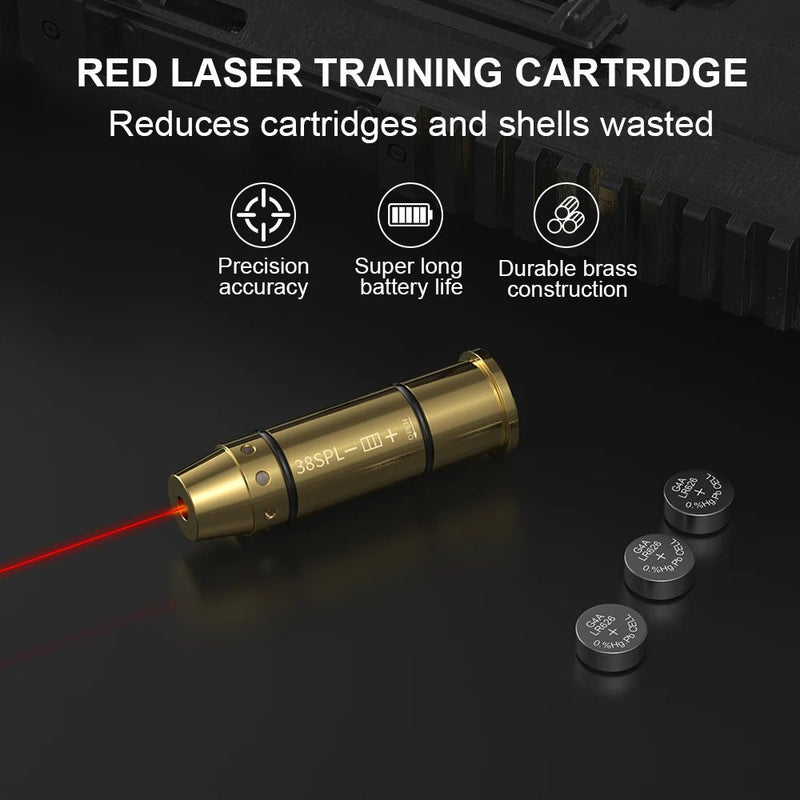 38SPL Red Dot Laser Training Equipment – Tactical Aiming Practice Tool - Lacatang Shop