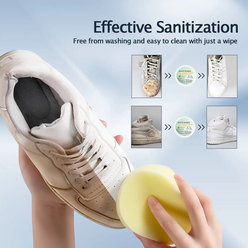Multi-Purpose Shoe Cleaning Cream – Powerful Stain Remover for Shoes, Leather, Sofas, Bags, Furniture, Tiles & Car Interior | Fast Cleaning, Easily Restores Shine