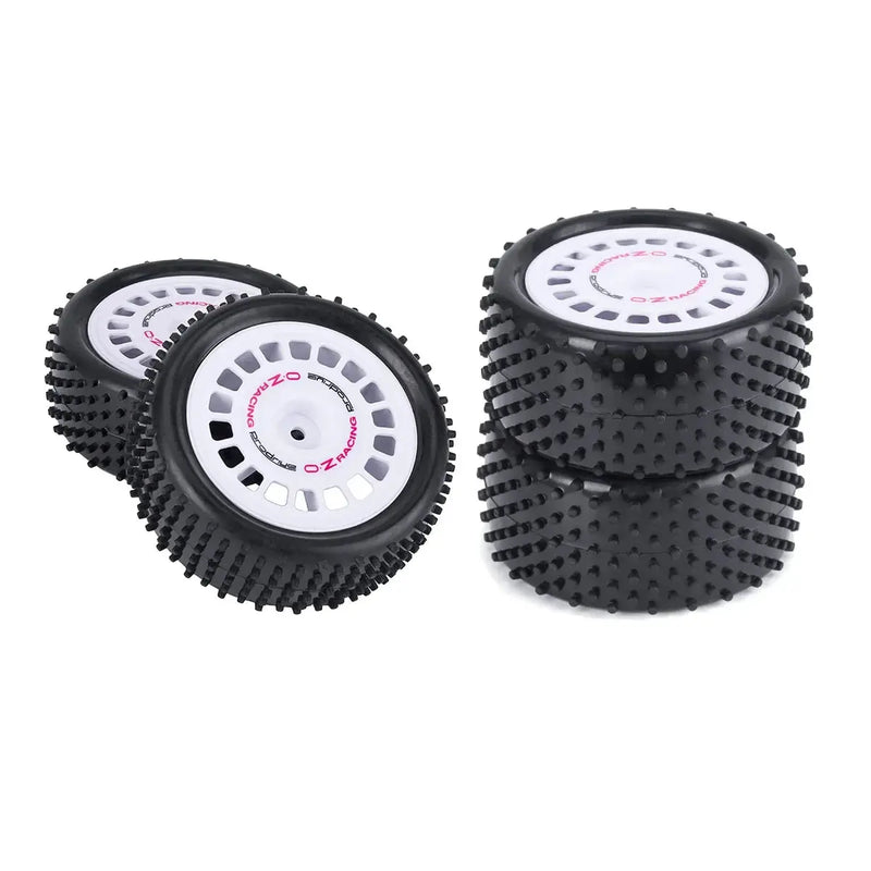 4 Pcs 88mm Buggy Tires Wheel Tyre for 1/10 Wltoys 104001 Tamiya TT - 02B DT - 02 RC Car Off Road Rally Racing Rims Upgrades Parts - Lacatang Shop