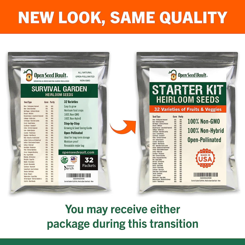 4,000 Non GMO Heirloom Vegetable Seeds for Planting Vegetables and Fruits - 12 Variety Pack of Herb Seeds for Planting Outdoors - Gardening Supplies, Survival Gear, Prepper Kits - Lacatang Shop