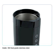 400ml Portable Car Heating Cup 12V 24V Electric Heat Water Cup LCD Display Kettle Coffee Tea Milk 304 Stainless Steel - Lacatang Shop