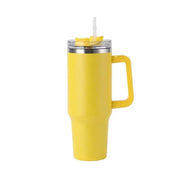 40oz Stainless Steel Insulated Water Bottle With Handle Drinking Cups Keeps Cold Tumbler With Lid Straw Mug for Summer Outdoor - Lacatang Shop