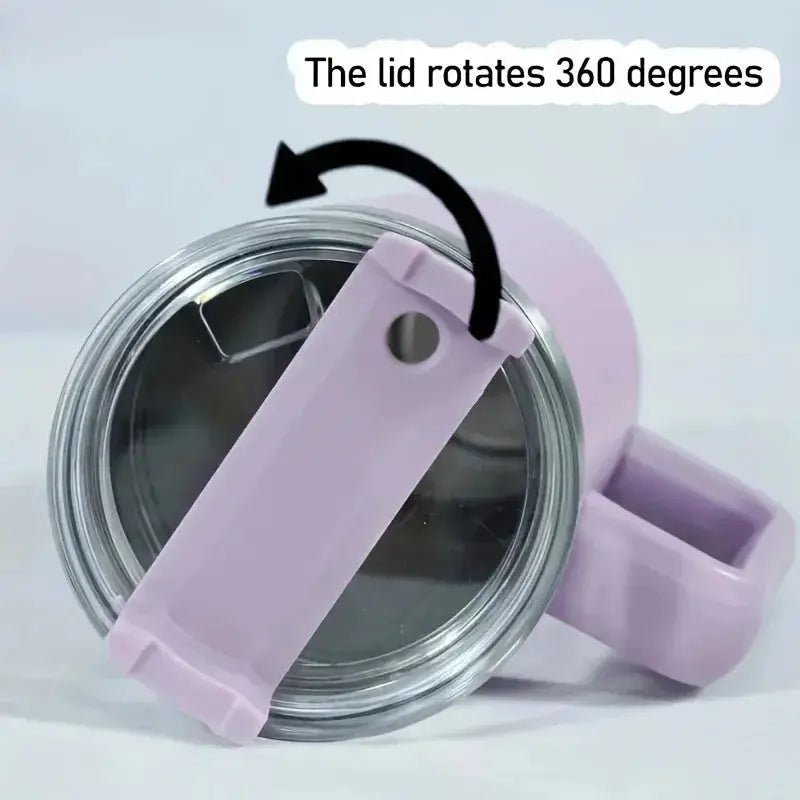 40oz Stainless Steel Insulated Water Bottle With Handle Drinking Cups Keeps Cold Tumbler With Lid Straw Mug for Summer Outdoor - Lacatang Shop