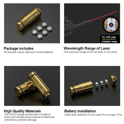 45ACP Red Dot Laser Training Equipment for Tactical Skill Development - Lacatang Shop