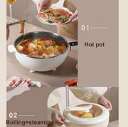 4.5L Smart Electric Wok Multi - function Electric Pot Reservation Steamer Non - stick Fry Pan Large Capacity Electric Hot Pot 220V - Lacatang Shop