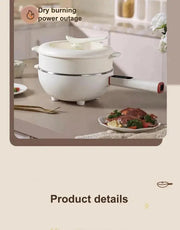 4.5L Smart Electric Wok Multi - function Electric Pot Reservation Steamer Non - stick Fry Pan Large Capacity Electric Hot Pot 220V - Lacatang Shop