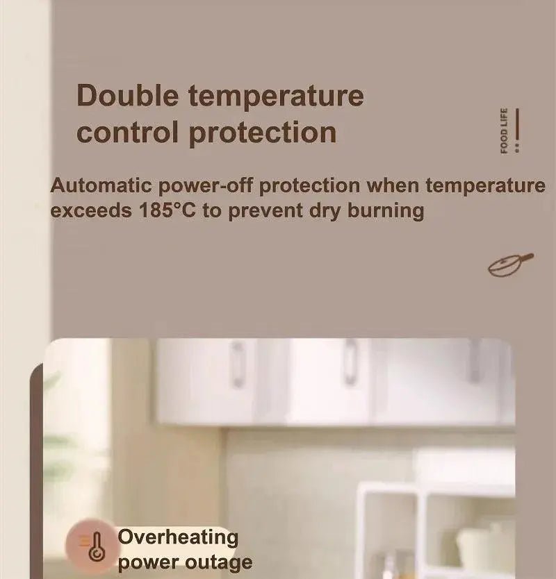 4.5L Smart Electric Wok Multi - function Electric Pot Reservation Steamer Non - stick Fry Pan Large Capacity Electric Hot Pot 220V - Lacatang Shop