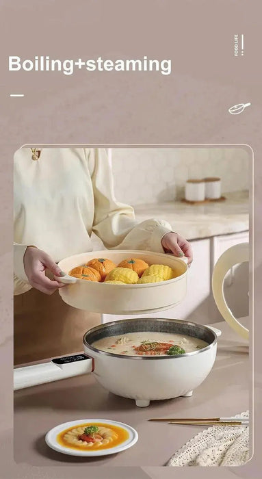 4.5L Smart Electric Wok Multi - function Electric Pot Reservation Steamer Non - stick Fry Pan Large Capacity Electric Hot Pot 220V - Lacatang Shop