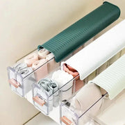 Wall-Mounted Underwear Sock Storage Box Bra Garments Holder Bin Easy to Find Space-Saving Adjustable Bedroom Storage Organizer Wall-Mounted Underwear Sock Srage Box Bra Garments Holder Bin Easy   AliExpress Lacatang Shop 