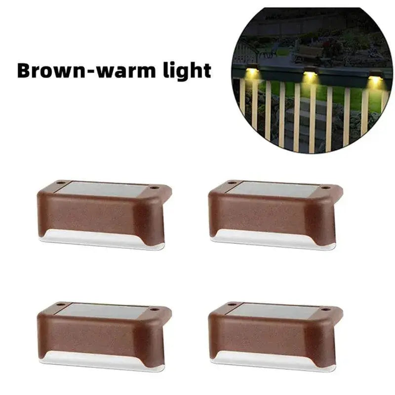 Outdoor Solar LED Garden Lights for Stairs Deck Pathway - Waterproof Step Lights for Patio, Yard, and Garden Decor Outdoor Solar LED Garden Lights for Stairs Deck Pathway - Waterproof   AliExpress Lacatang Shop 