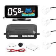 4pcs/8pcs Probes Rear Reversing Radars System LCD Display Car Parking Sensor Distance Detection Sound Warning Buzzer - Lacatang Shop