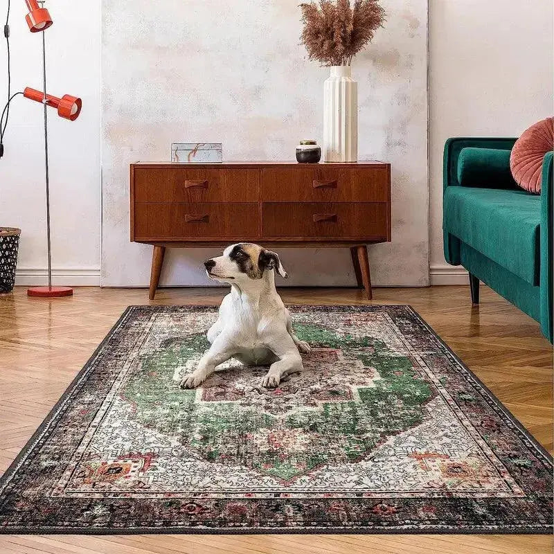 Boho Green Washable Vintage Area Rug for Kitchen Living Room Bedroom Bathroom Office 

Transform Your Space with Boho Green Washable Vintage Area Rug - Ideal for Any Room or Office!   Aliexpress Lacatang Shop 