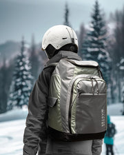 50L Ski Boot Bag - Ski and Snowboard Boots Travel Backpack with Helmet Compartment | Waterproof Exterior & Bottom - Lacatang Shop