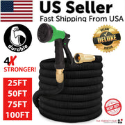 4X Stronger Deluxe Expandable Flexible Garden Hose - 25FT, 50FT, 75FT, 100FT