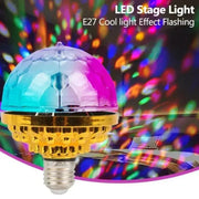 RGB LED Stage Light with Rotating Disco Magic Ball Effect for Home Room Dance Parties RGB LED Stage Light with Rotating Disco Ball for Dance Parties  AliExpress Lacatang Shop 