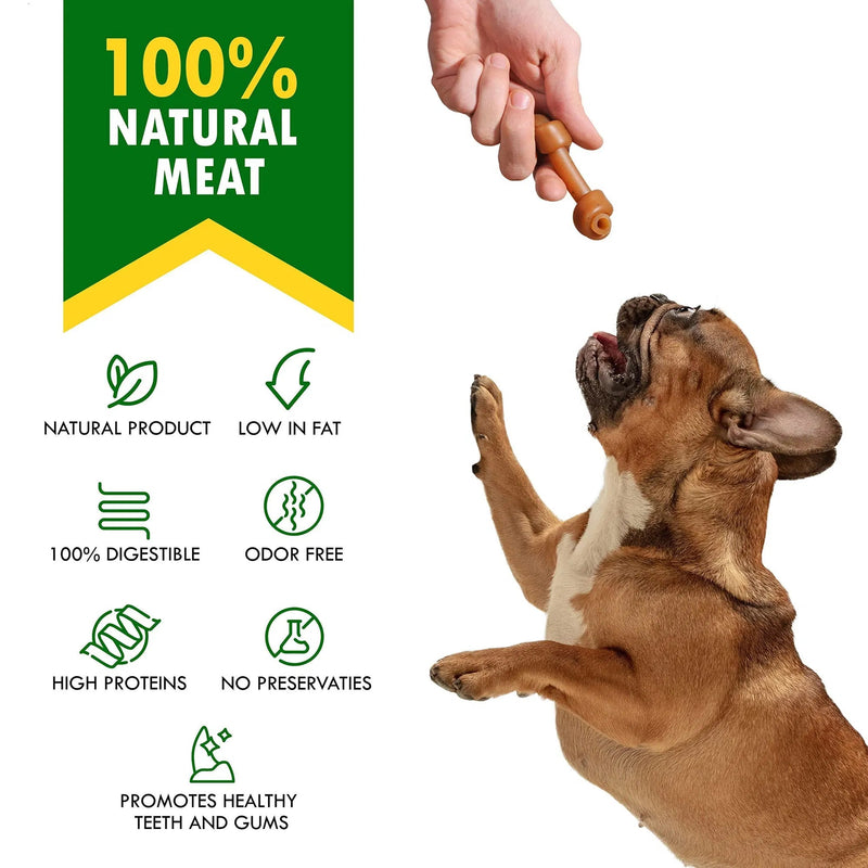 Dog Peanut Butter Bones With Cranberry Rawhide Free Chew Treats Pet