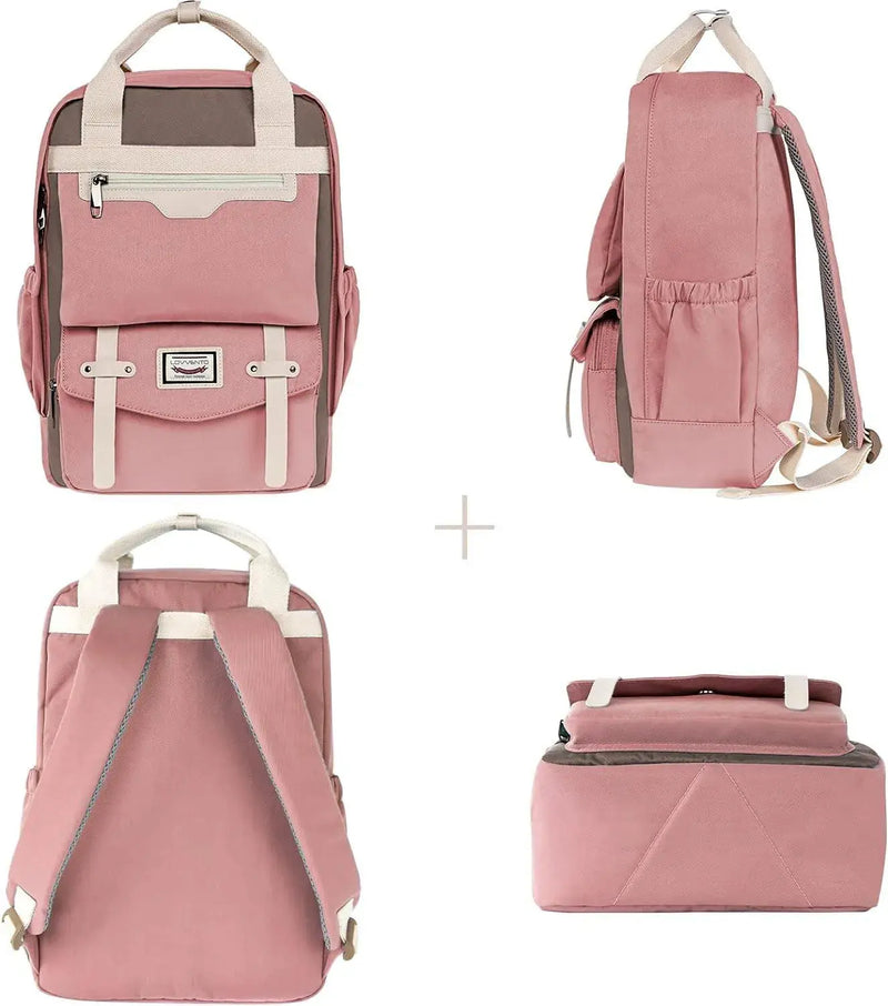 College Backpack for Women Cute Vintage Travel Bag Aesthetic Laptop Backpack 15.6 Inch Waterproof Computer Work Vintage Laptop Backpack for Women - Cute Waterproof Travel Bag  AliExpress Lacatang Shop 