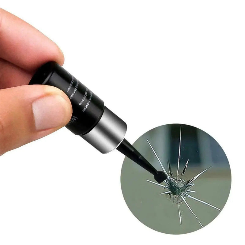 5Pcs Automotive Glass Nano Repair Fluid Kit Cracked Car Windshield Repair Kit Resin Windscreen Tool for Fixing Chips, Cracks, Bulls - Eye and Star - Shaped Crack - Lacatang Shop