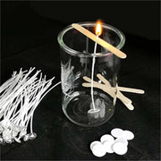 6” Cotton Core Candle Wicks - 100 Pre - Tabbed Pack - Lacatang Shop