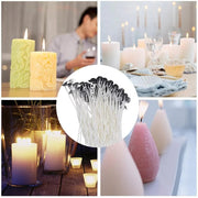 6” Cotton Core Candle Wicks - 100 Pre - Tabbed Pack - Lacatang Shop