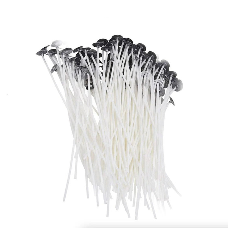 6” Cotton Core Candle Wicks - 100 Pre - Tabbed Pack - Lacatang Shop